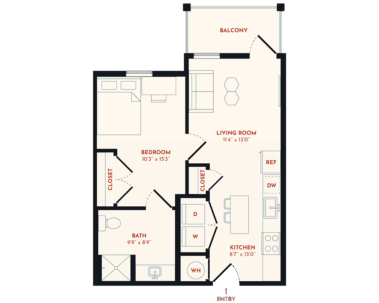 A1-A floor plan