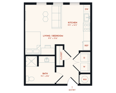 S1-A floor plan